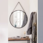 Зеркало декоративное Inspire Barbier круг 55 см цвет чёрный INSPIRE