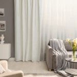 Штора на ленте со скрытыми петлями термоблэкаут Inspire Auriane 200x280 см цвет светло-бежевый Trench 5 INSPIRE