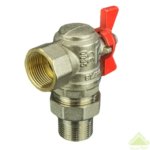 Кран шаровой Valtec Basic со сгоном угловой 3/4" внутренняя-наружная резьба VT.228.N.05 VALTEC