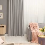 Штора на ленте со скрытыми петлями блэкаут Inspire Aimy 200x280 см цвет серый Granit 3 INSPIRE