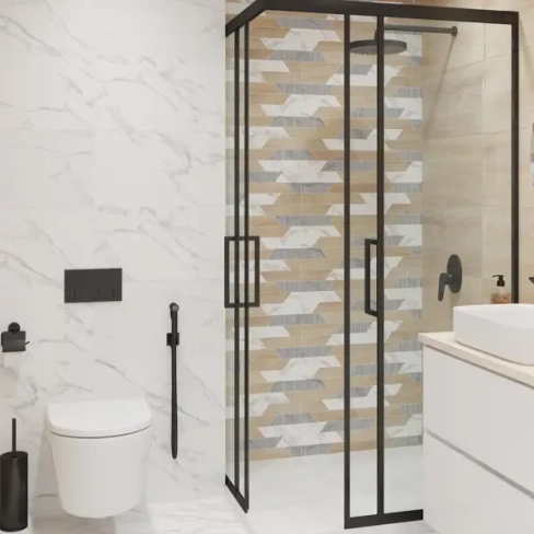 Керамогранит LB Ceramics Калакатта 30x60 см 1.44 м² матовый цвет белый полосы LB CERAMICS