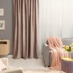 Штора на ленте со скрытыми петлями блэкаут Inspire Annalise 200x280 см цвет серо-сиреневый Fossil 4 INSPIRE