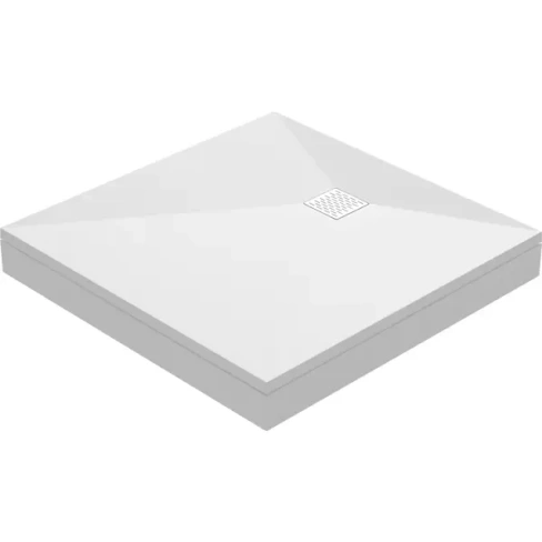 Экран под душевой поддон Keram квадратный 100x100 см цвет белый Essentia