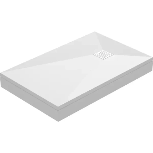 Экран под душевой поддон Keram 120x80 см цвет белый Essentia