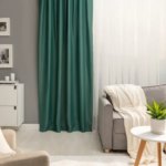 Штора на ленте со скрытыми петлями блэкаут Inspire Alycia 200x280 см цвет зелёный Exotic 1 INSPIRE
