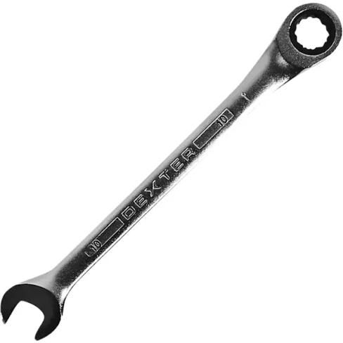 Ключ комбинированный с трещоткой Dexter HT205048 10 мм DEXTER