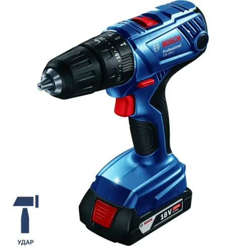 Дрель-шуруповерт аккумуляторная ударная Bosch GSB 180 Li 06019F8323