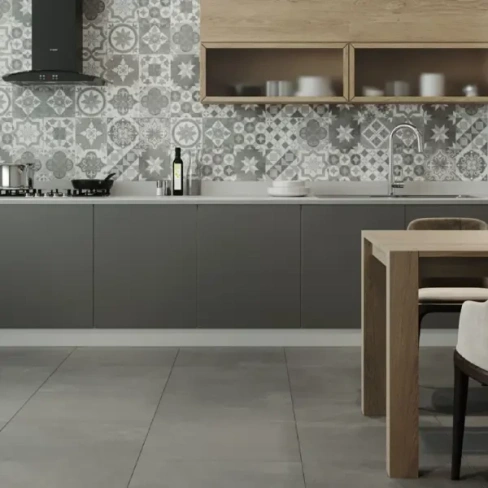 316988554 Керамогранит Estima Art AR01 40.5x40.5 см 1.804 м² неполированный цвет серый ESTIMA Art Керамический гранит