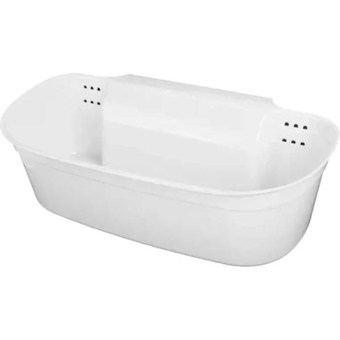 317889487 Контейнер для мусора навесной Idea 3 л 31x10x18 см полипропилен цвет белый IDEA