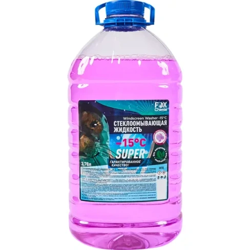 Зимняя стеклоомывающая жидкость без метанола Fox Chemie -15°C 3.78 л FOX CHEMIE