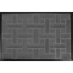 Коврик Inspire Lenzo 40x60 см полиэфир/резина цвет серый INSPIRE LENZO