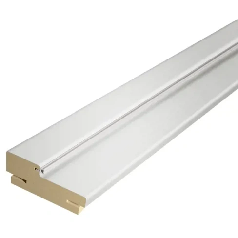Дверная коробка телескопическая Linea 2100х74х30 мм Hardflex ламинация цвет платина (комплект 2.5 шт.) VELLDORIS