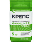 Шпаклёвка Крепс полимерная финишная 5 кг белый КРЕПС