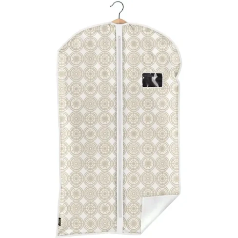 Чехол для одежды 100x60 см цвет бежевый DOMO PAK LIVING ELLA BEIGE