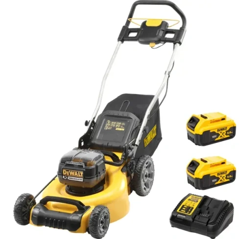 Газонокосилка аккумуляторная Dewalt 36 В 48 см АКБ (2 шт) и ЗУ в комплекте DEWALT Газонокосилка аккум. 48 см