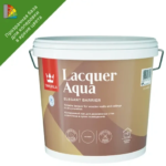 Лак интерьерный Tikkurila Lacquer Aqua База EP бесцветный матовый 2.7 л TIKKURILA