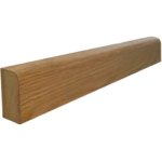 Плинтус массив дерева 240x4x4 см цвет дуб Массив