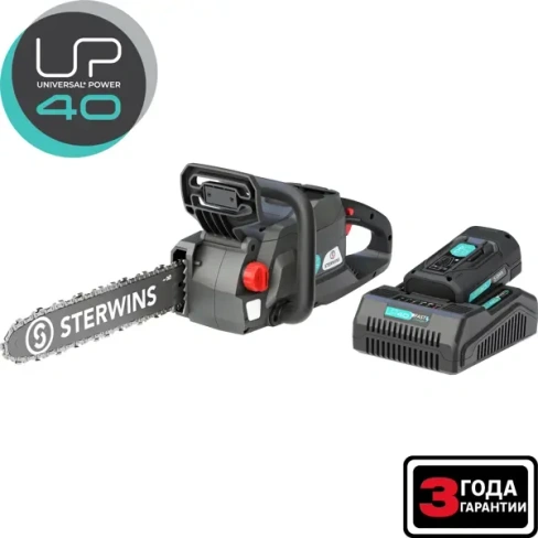 488593027 Пила аккумуляторная Sterwins 40VCS2-34.1A 40 В 45 см АКБ и ЗУ в комплекте STERWINS