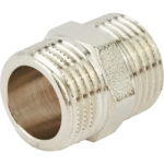 Ниппель Stout 1/2" наружная резьба никелированная латунь SFT-0004-001212 STOUT