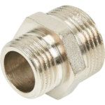 Ниппель Stout 3/4"x1/2" наружная резьба никелированная латунь STOUT