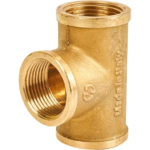 Тройник Stout 3/4" внутренняя резьба латунь STOUT
