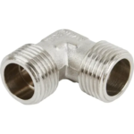 Угольник Stout 1/2" наружная резьба никелированная латунь STOUT