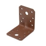 Угол крепежный усиленный 70x70x55х2.5 цвет коричневый GAH ALBERTS ГАХ АЛЬБЕРТС
