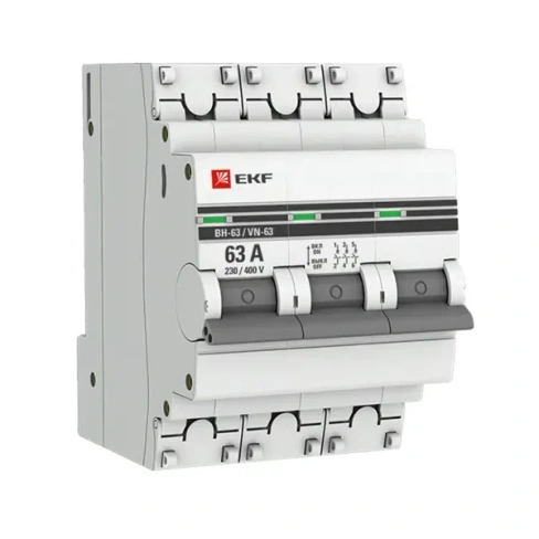 488656865 Выключатель нагрузки EKF ВН-63 3P 63 А