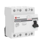 УЗО EKF ВД-100 4P 25 А 30 мА 4.5 кА АС elcb-4-25-30-em-pro