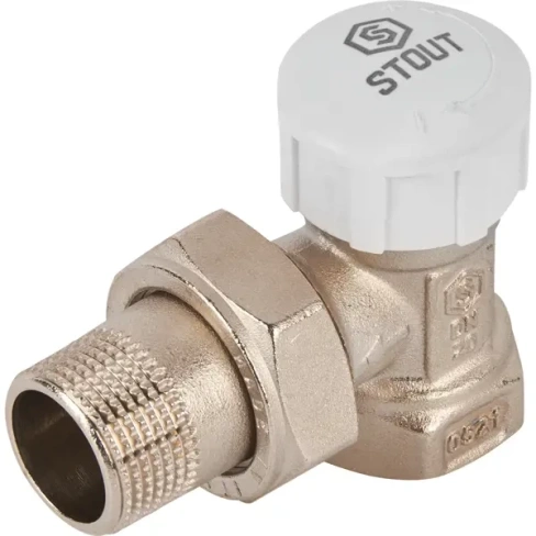 Термостатический клапан Stout SVT-0004-000020 3/4" угловое подключение STOUT
