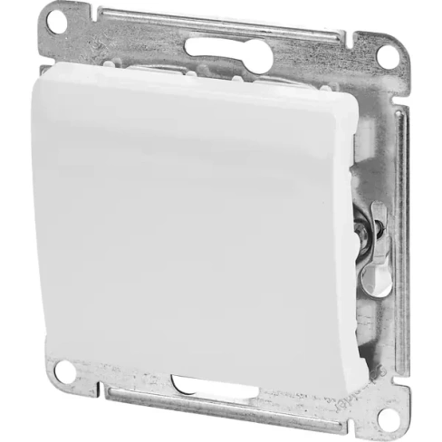 488656966 Выключатель встраиваемый Schneider Electric Glossa 1 клавиша цвет белый SCHNEIDER ELECTRIC