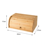 Хлебница 40x27x16.8 см бамбук цвет бежевый