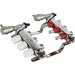 Коллекторная группа Valtec на 3 выхода 1x3/4 евроконус VALTEC