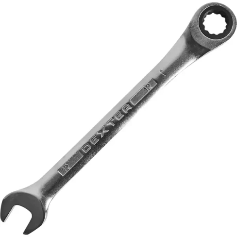 Ключ комбинированный с трещоткой Dexter HT205049 12 мм DEXTER
