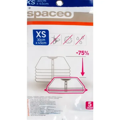 Вакуумный пакет ручной Spaceo 30x45 см 2 шт SPACEO