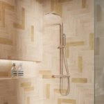 Мозаика керамическая Artens Living 20.4х28 см цвет бежевый ARTENS Chevron