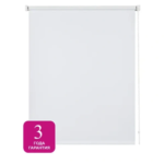 Штора рулонная блэкаут Inspire Santos 50x160 см белая White 0 INSPIRE Santos Рулонная штора
