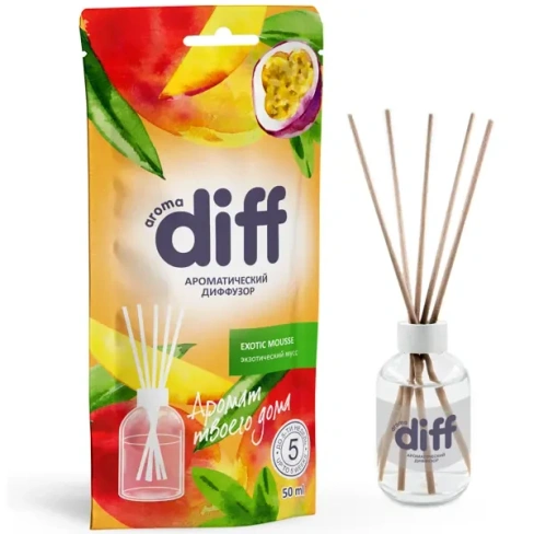 Ароматический диффузор Diff Exotic Mousse 50 мл DIFF Диффузор аромат. Exotic Mousse 50мл