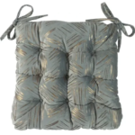 Подушка для стула Linen Way Холланд 36x6x40 см полиэстер серый LINEN WAY Нео-классика Сидушка Холланд