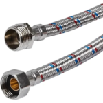 Гибкая подводка для воды ДТРД 40 см x 1/2" наружная-внутренняя резьба