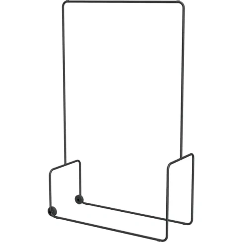 488686439 Напольная вешалка Spaceo 100x160x40 см металл цвет графит SPACEO Вешалка напольная