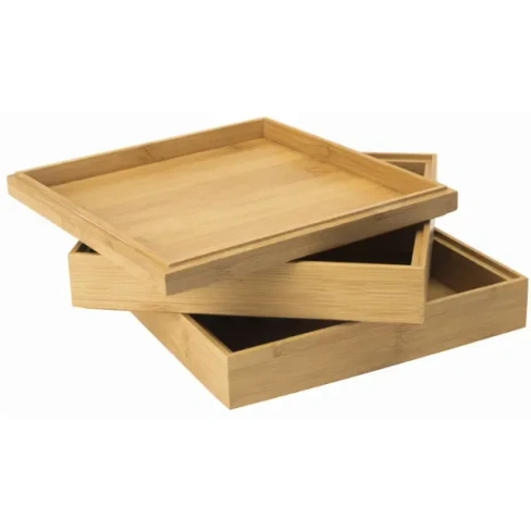 Коробка квадратная Sensea Bamboo 23x10x23 см SENSEA