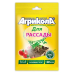 Удобрение Агрикола для рассады 50г АГРИКОЛА Сухое водорастворимое удобрение