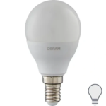 Лампа светодиодная Osram Antibacterial E14 220-240 В 7.5 Вт шар малый 806 лм