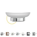 Мыльница Lemer You-Design цвет хром/матовое стекло LEMER YOU-DESIGN МЫЛЬНИЦА ДЛЯ ВАННОЙ YOU-DESIGN LEMER