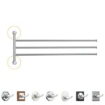 Держатель для полотенец Lemer You-Design тройной цвет хром LEMER You-Design Полотенцедержатель тройной поворотный