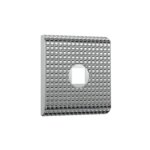 Декоративное основание Lemer You-Design Квадрат 55x55 мм пластик цвет хром LEMER YOU-DESIGN