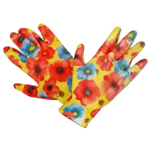 Перчатки садовые GARDEN FLOWERS GF-PN-03L размер L перчатки садовые