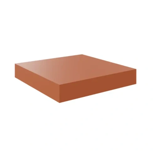 Полка мебельная Spaceo Cotta 23x23.5x3.8 см МДФ цвет красный SPACEO