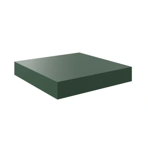 Полка мебельная Spaceo Cactus 1 23x23.5x3.8 см МДФ цвет кактус SPACEO